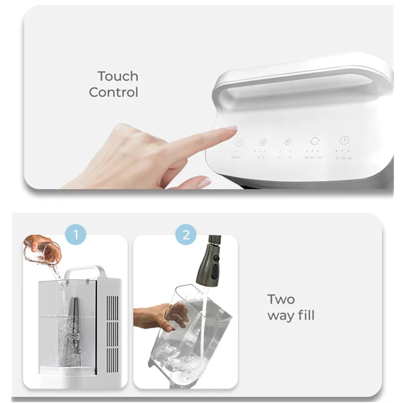 2026 휴대용 에어컨 팬 스마트 터치 컨트롤 타이머  - Smart Home Office 리뷰 및 가격