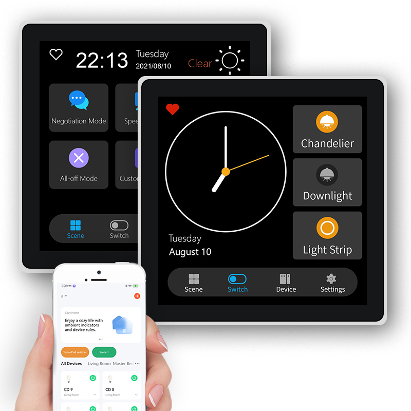 FUERS 4 인치 터치 스크린 다기능 스마트 벽 스위 - Smart Home Matter 리뷰 및 가격