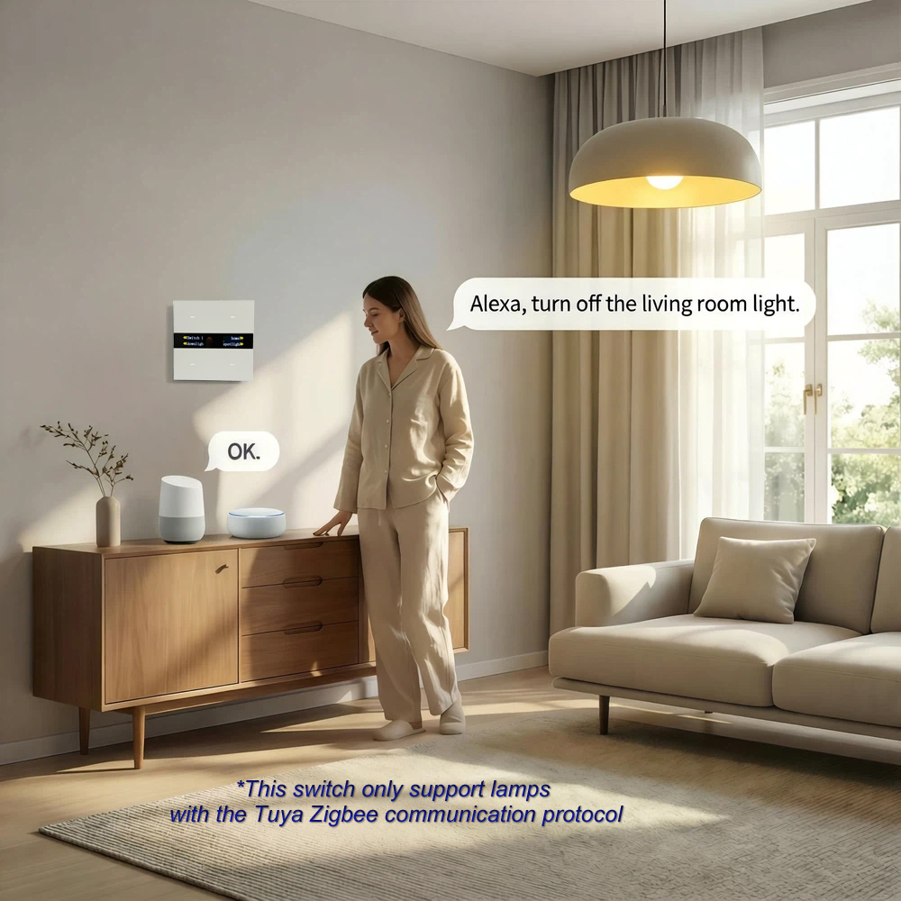 M8 Pro 지그비 스마트 스위치 패널 4구 투야 지능 - Smart Home Matter 리뷰 및 가격