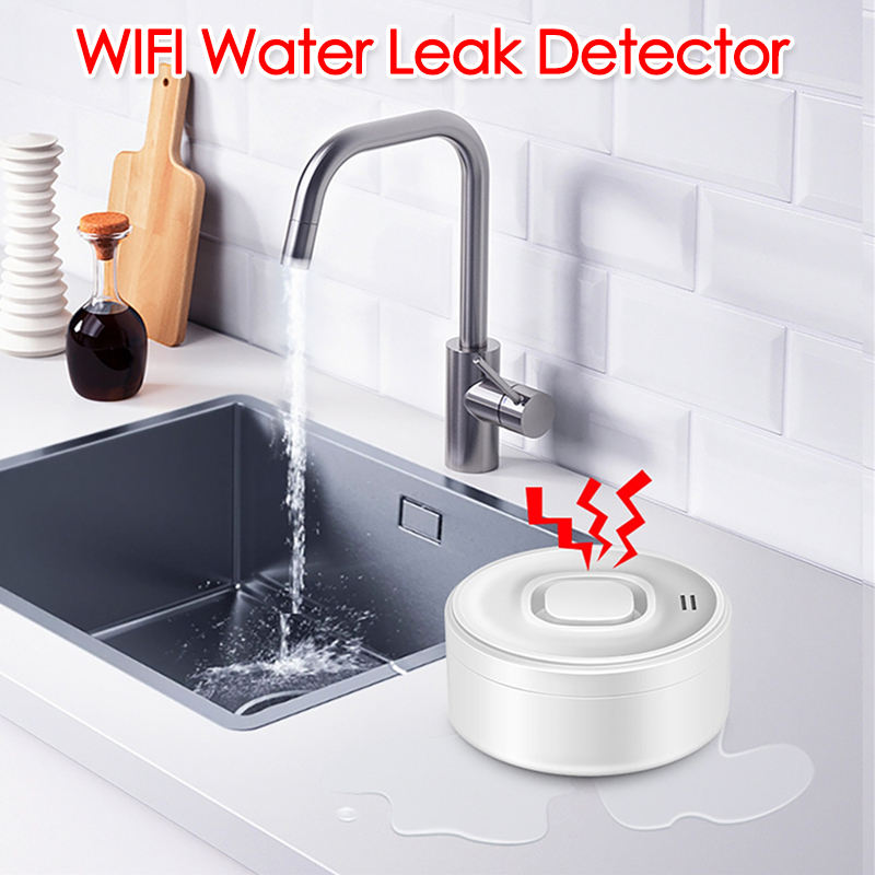 스마트 WIFI 누수 감지기 100dB 고음량 경보 원 - Wifi Water Leak Detector 리뷰 및 가격