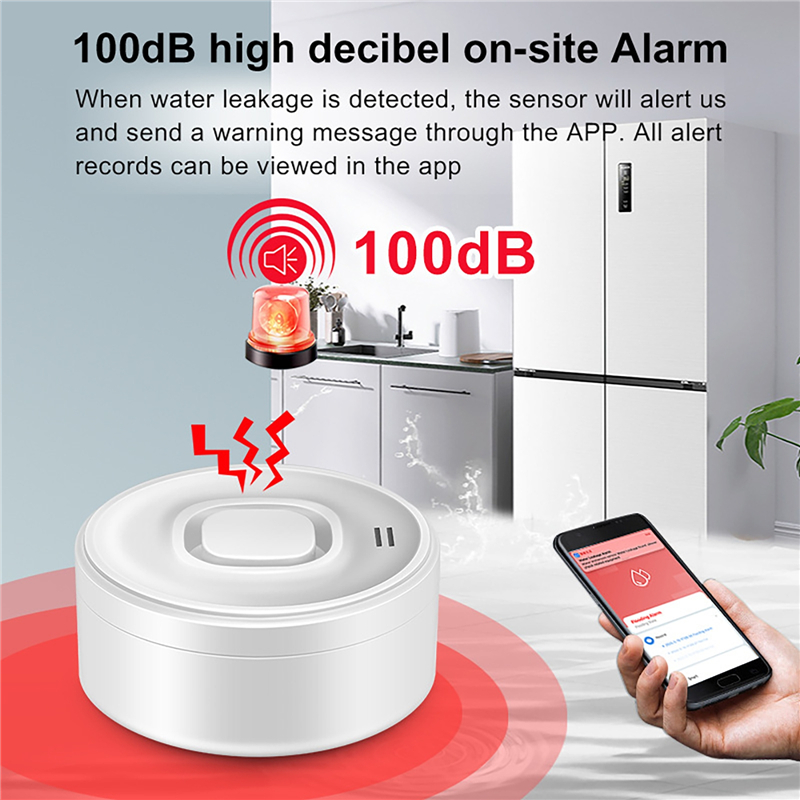 스마트 WIFI 누수 감지기 100dB 고음량 경보 원 - Wifi Water Leak Detector 리뷰 및 가격