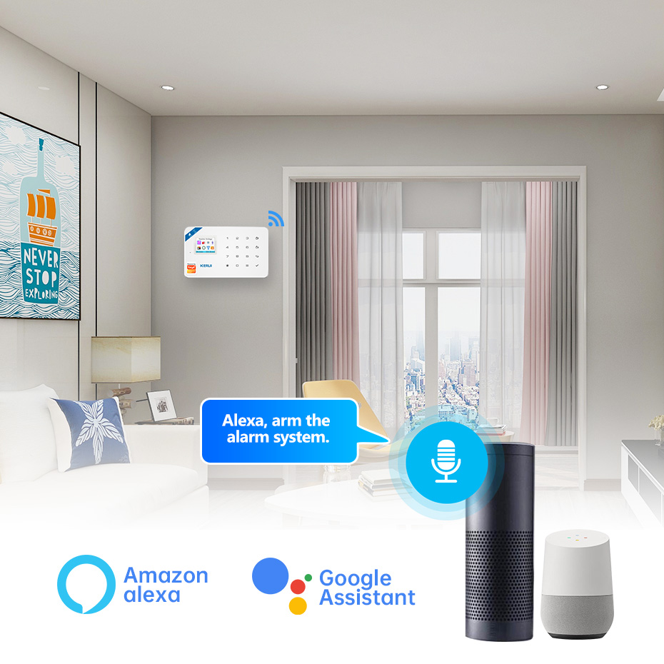 KERUI 보안 경보 시스템 키트 W184 4G WIF - Smart Home Vimar 리뷰 및 가격