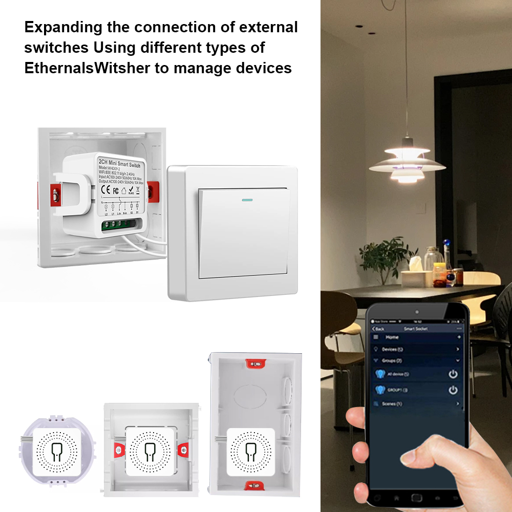 2웨이 투야 스마트 스위치 2갱 스마트 라이트 차단기  - Smart Home Voice Assistant 리뷰 및 가격