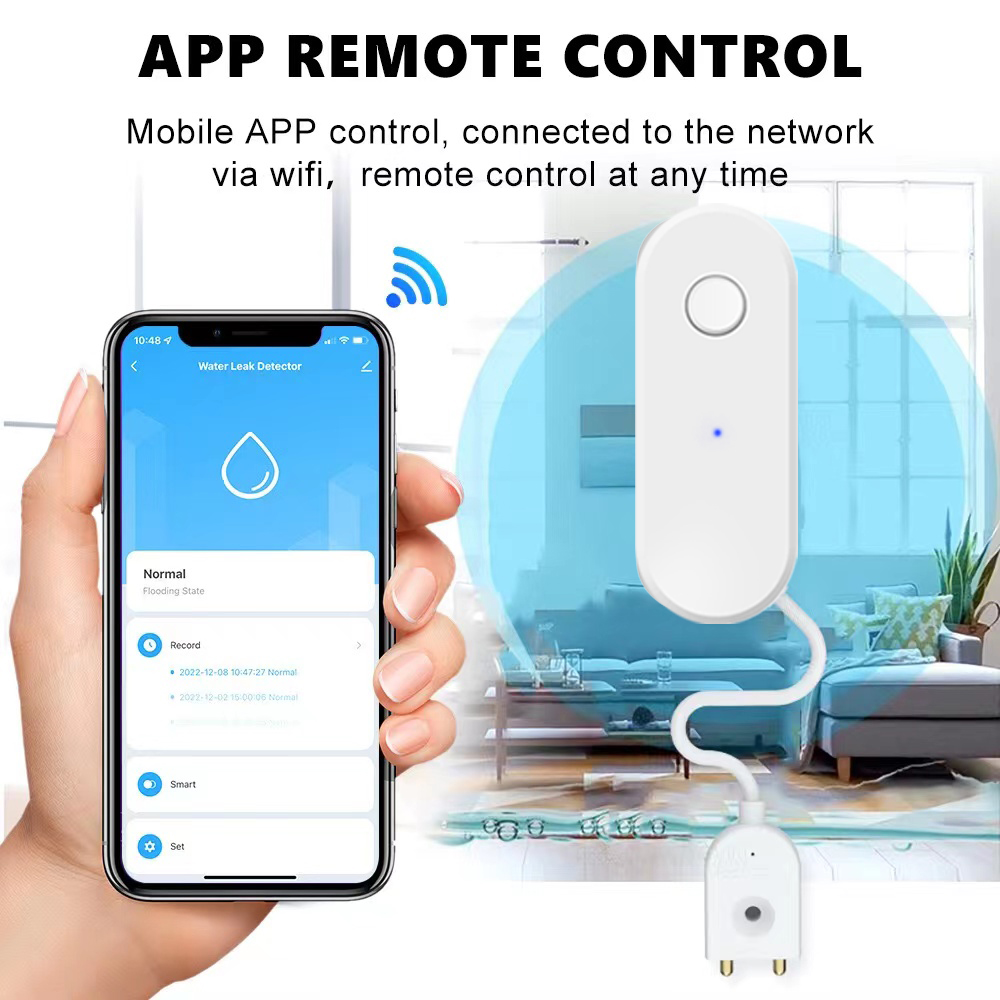 Tuya WiFi 스마트 누수 센서 액체 누출 경보 오 - Wifi Water Leak Detector 리뷰 및 가격