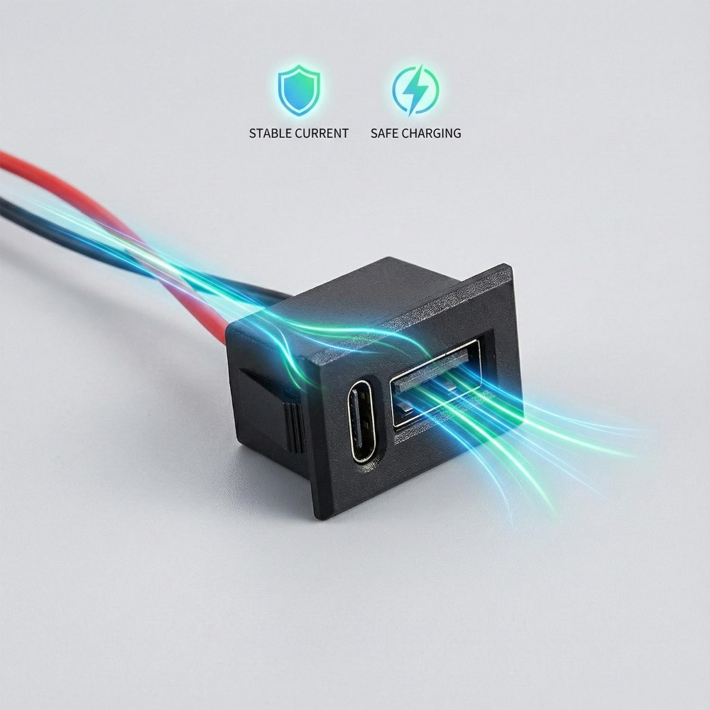듀얼 타입 C USB 여성용 포트 소켓 20V/3A 구 - Smart Home Utilities 리뷰 및 가격
