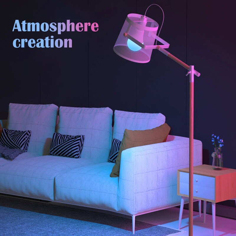 16 색 RGB 전구 LED 멀티 컬러 전구 E27 2 - Voice Control Light Bulb 리뷰 및 가격
