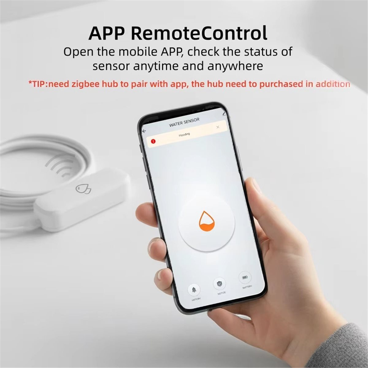 호환 가능한 ZigBee 누수 센서 알람 Tuya Sm - Smart Home Security 리뷰 및 가격